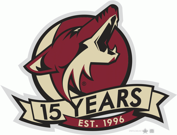 Arizona Coyotes 2011 12 Anniversary Logo cricut iron on